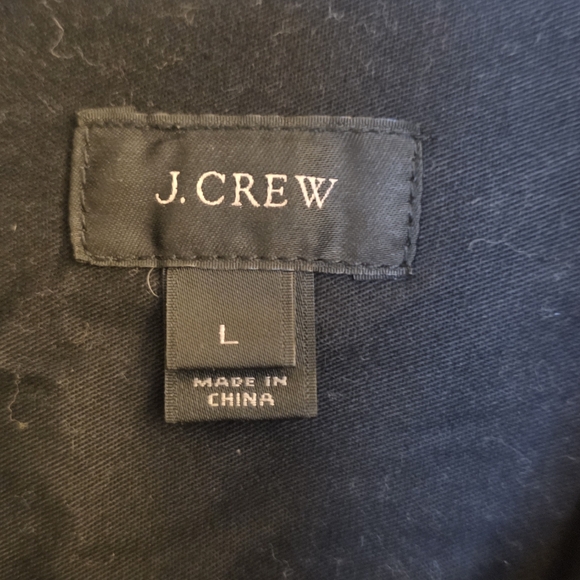 J. Crew Wool Shacket Shirt Plaid Red Black Cream Large Mens - Picture 8 of 9